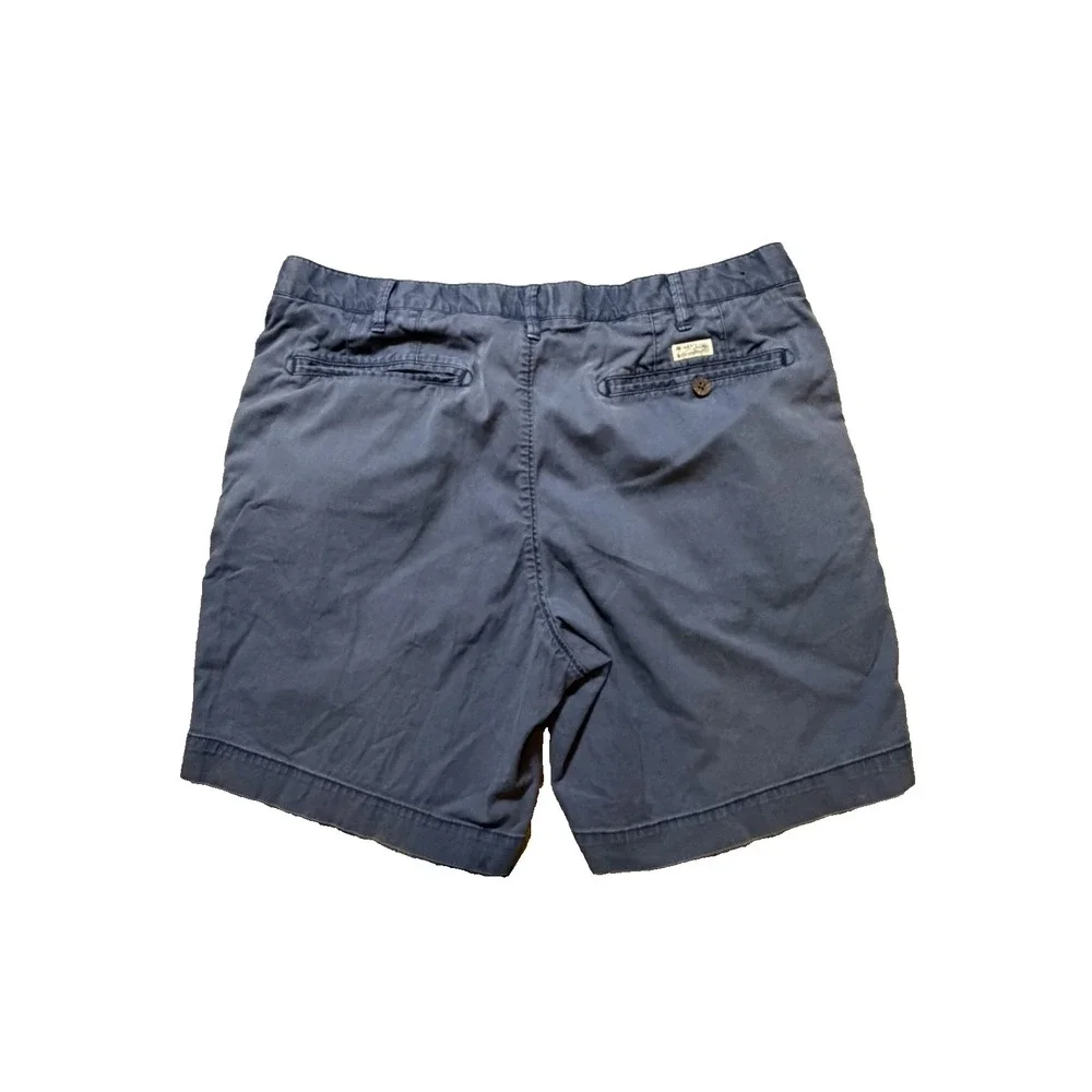 Faherty Brand Men's Size 35 Blue Chino Shorts Casual Coastal 7.5